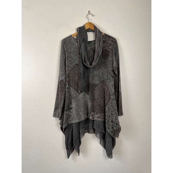 M Tops - M Brand Made in Italy Tunic size Small